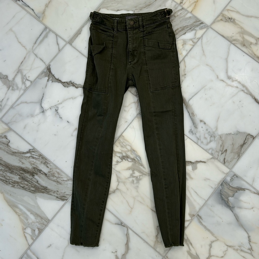 DL1961 Farrow Cropped Green Pants - 26